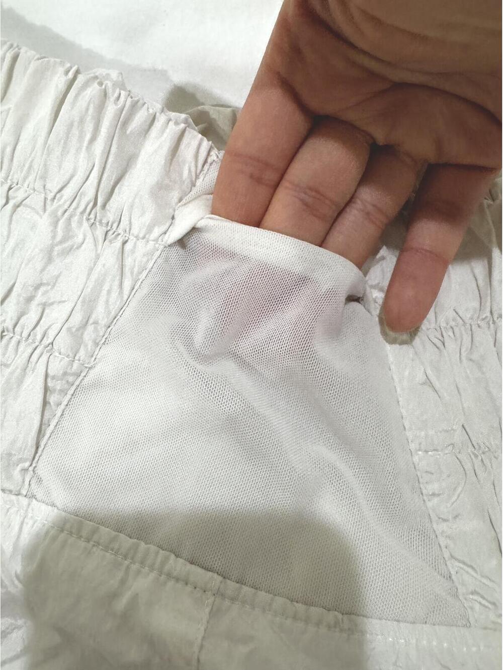 FP Movement Free People The Way Home High Waisted Running Shorts White Medium - Picture 5 of 9